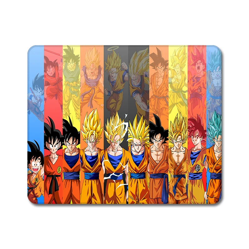 Драконий жемчуг Goku Comics аниме натуральный резиновый коврик для мыши ноутбука