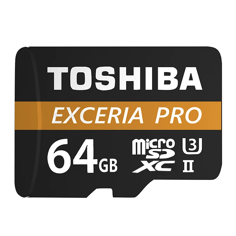 Карта памяти TOSHIBA M501 EXCERIA PRO U3 Micro SD 32 Гб SDHC 64 SDXC UHS II класс 10 4K HD Скорость чтения до 270