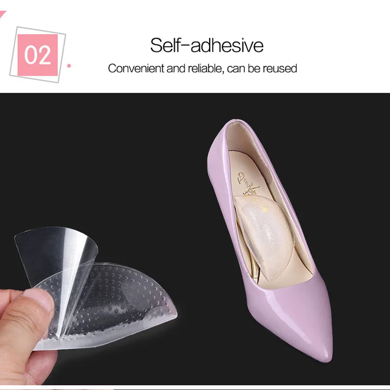 1pair Arches Orthotic Arch Support Foot Insole Brace Flat Feet Insoles Relieve Pain Shoes Orthotic Foot Care Pad Silica Gel