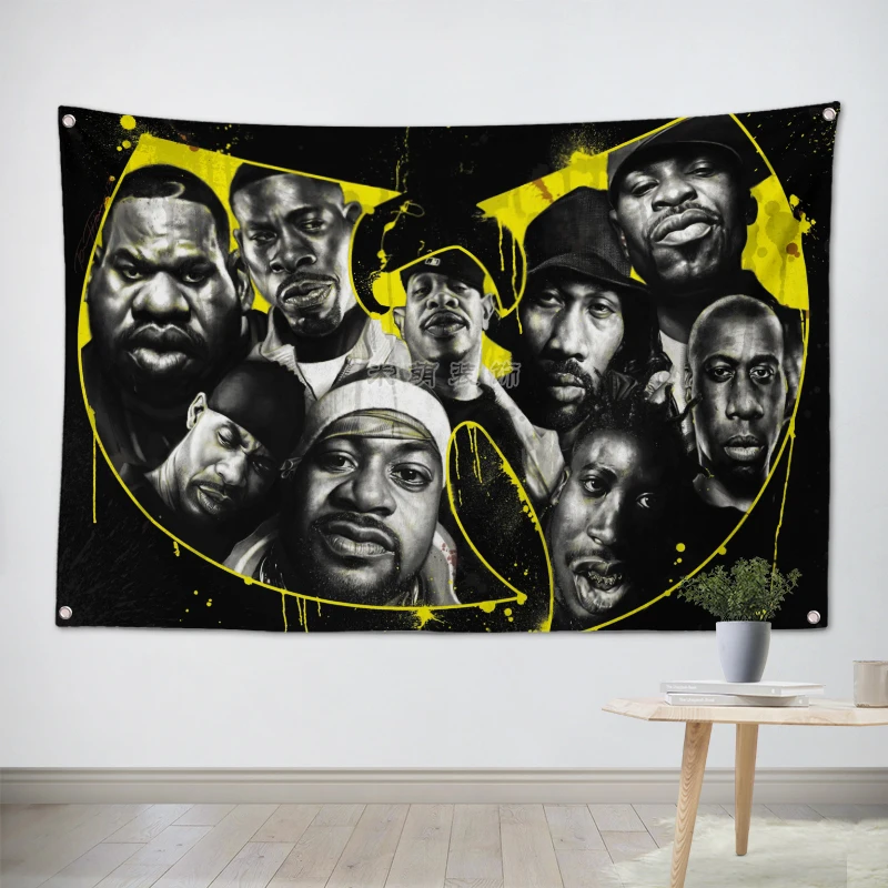 Wu Tang Clan хип хоп Рок постер музыкальной группы настенная наклейка 56х36 дюймов