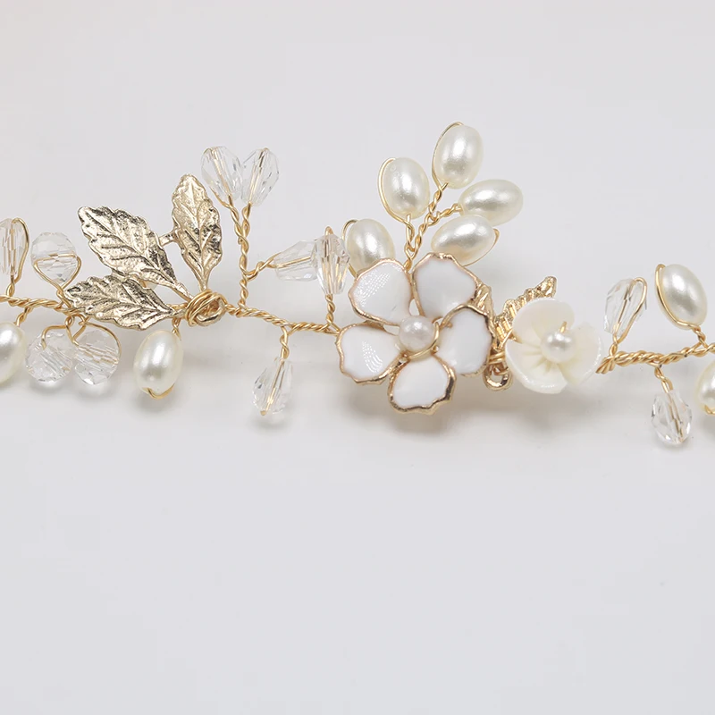 Повязка на голову с искусственным жемчугом для невесты | Украшения и аксессуары