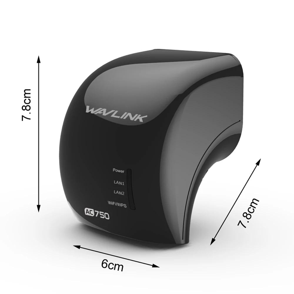 Wavlink AC750 Smart Wi-Fi ретранслятор/точка доступа усилитель сигнала двухдиапазонный