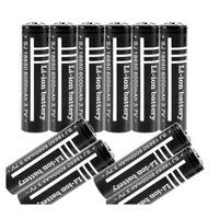 10pcslot high quality lithium li ion rechargeable battery 18650 batteries 3 7v 6000mah for flashlight torch free shipping