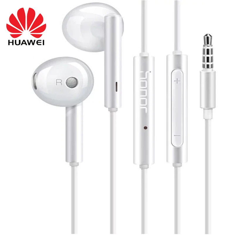 Наушники Huawei Honor AM115 гарнитура с микрофоном 3 5 мм для смартфона HUAWEI P7 P8 P9 Lite P10 Plus 5X 6X