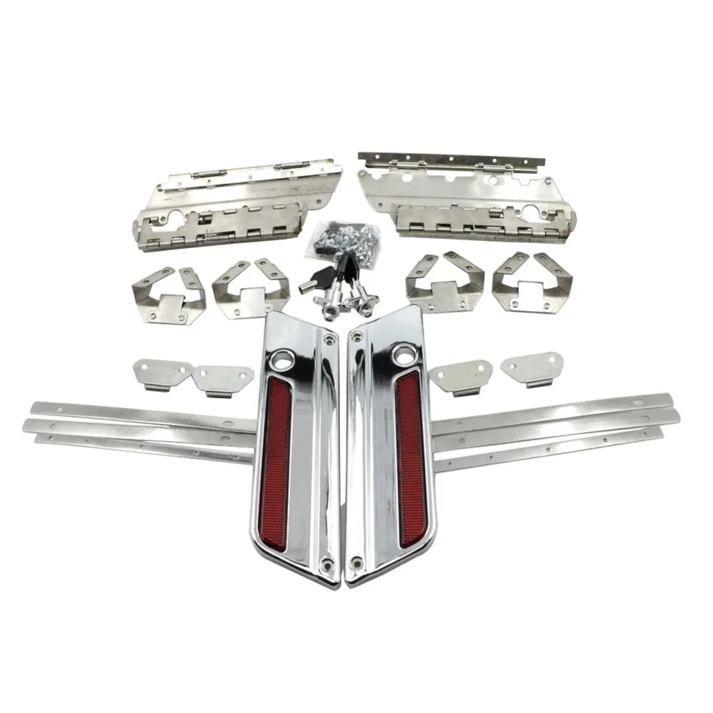 Жесткий мешок фурнитура защелка замок Петли наборы для Harley Touring Road King Electra Street Glide