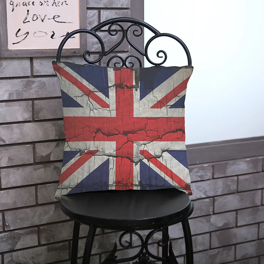 Наволочка с флагом Великобритании наволочка для дивана спальни подушка из