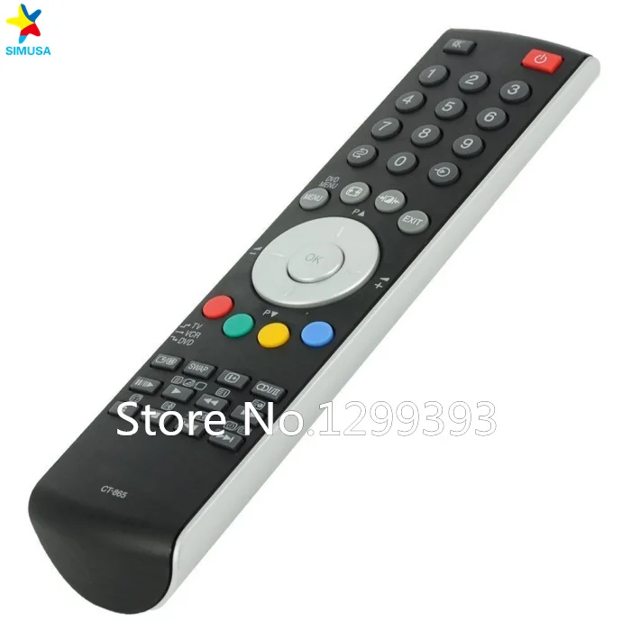 CT-865 пульт дистанционного управления для Toshiba TV 20WL56B 23WL56B 32-EL66Z 32-WL66Z 37-WL66Z |