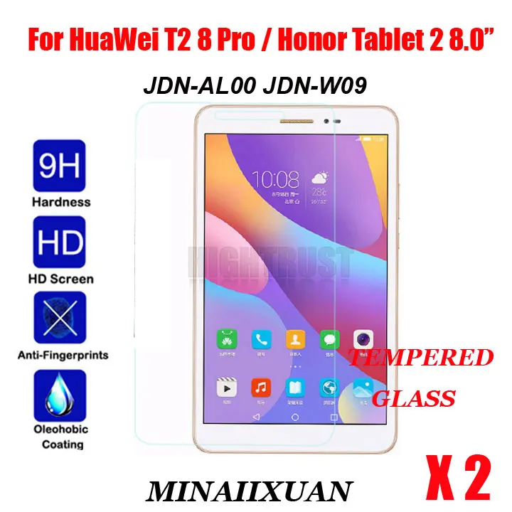Защитная пленка для экрана из закаленного стекла Huawei MediaPad T2 8 Pro Honor Tablet 2 JDN AL00 W09 0