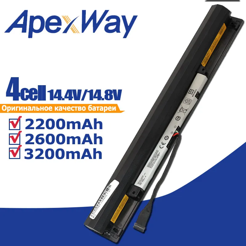 

Аккумулятор ApexWay L15S4A01 L15L4A01 L15M4A01 L15E4A01 для Lenovo V4400 Ideapad 100-15IBD