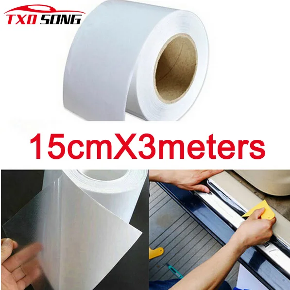 

Free shipping Rhino Skin Car Bumper Hood Paint Protection Film Vinyl Clear Transparence film 15cm*3M thickness:0.2mm