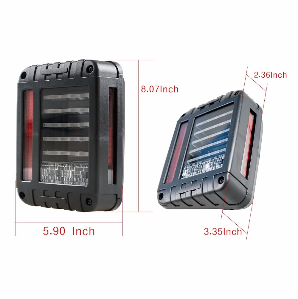 Акция! Задний светодиодный фонарь заднего хода для Jeep Wrangler CJ JK TJ 1 пара |