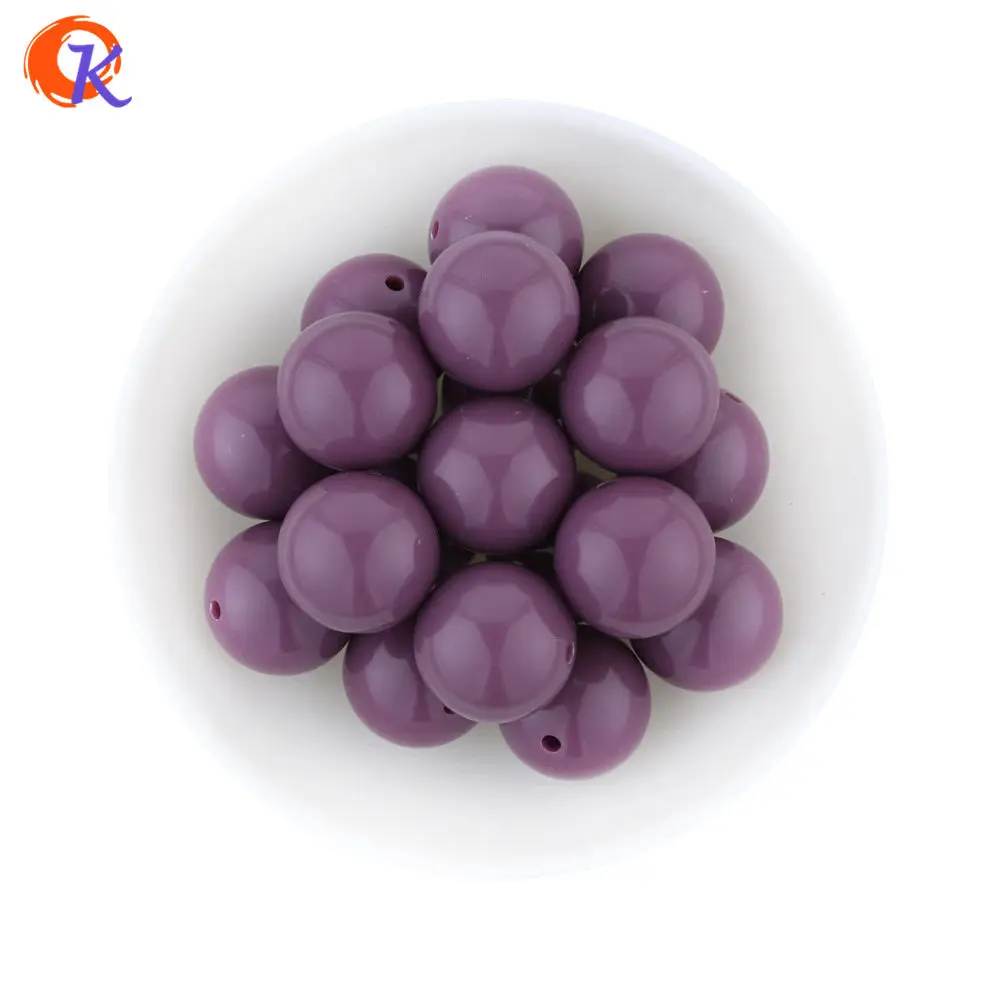 S68 Purple Red Модные аксессуары ручной работы, 6-20 мм, 100 шт./лот, бусины из жевательной резинки, Твердые бусины на выбор, цветные массивные акриловые бусины для ожерелья, ювелирные изделия - Цвет: S68 Purple Red
