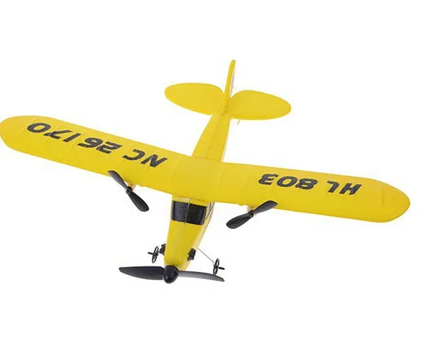 HL803 чайки 2CH RC самолет Гироскопа супер планер ЕНП J3 CUB Воздуха Зайлер w Передатчик| |