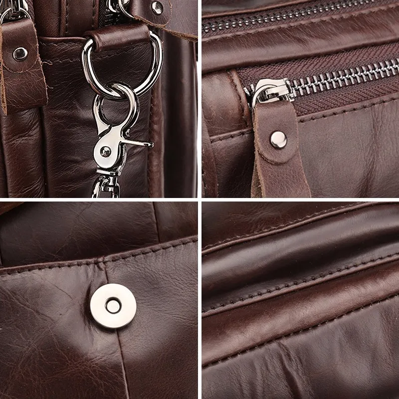 

Messenger Bag Men Shoulder bag Cowhide Genuine Leather Small male man Crossbody bags for men Handbag 8894