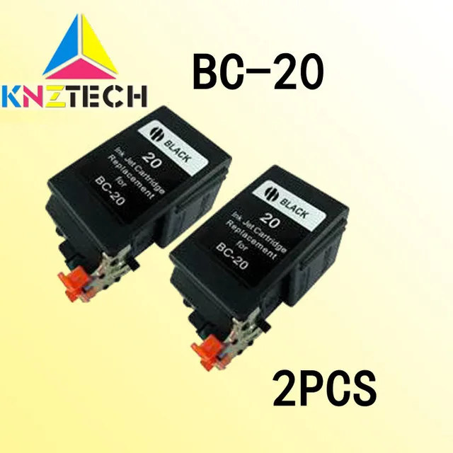 2x чернильный картридж bc20 совместимый с CANONA BC 20 bc BJC 4650/CANON 4000/4100/4200