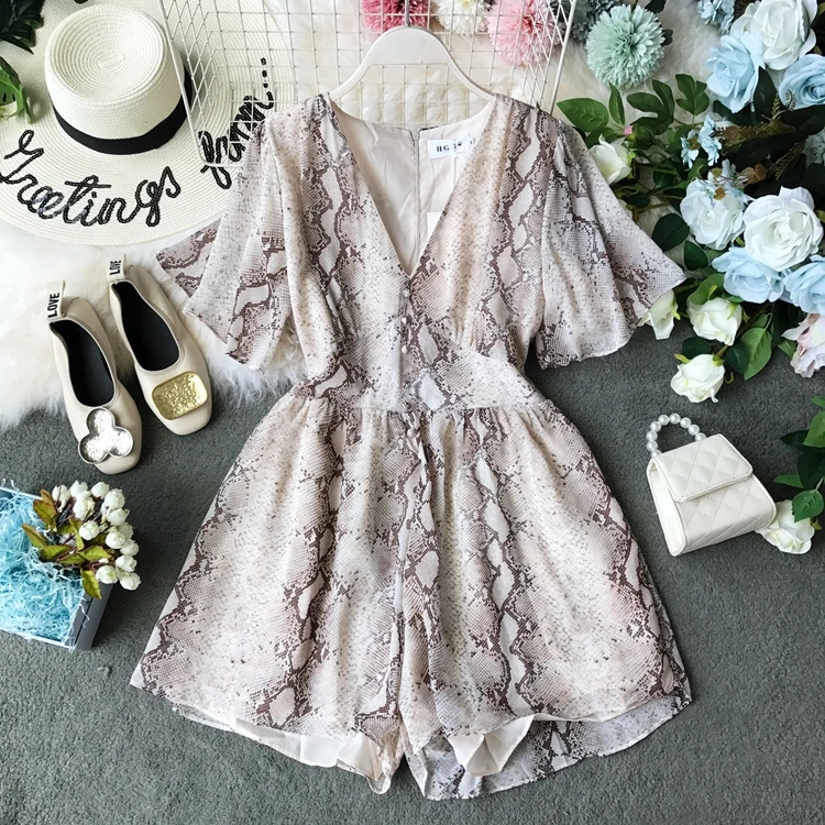 2019 новые модные женские комбинезоны летние французские сексуальные с высокой