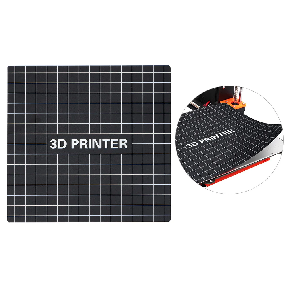 400*400 мм 3D сборки с печатной поверхностью heatкровать наклейка для платформы печати кровать лента лист для CR-10S 3d принтер аксессуары