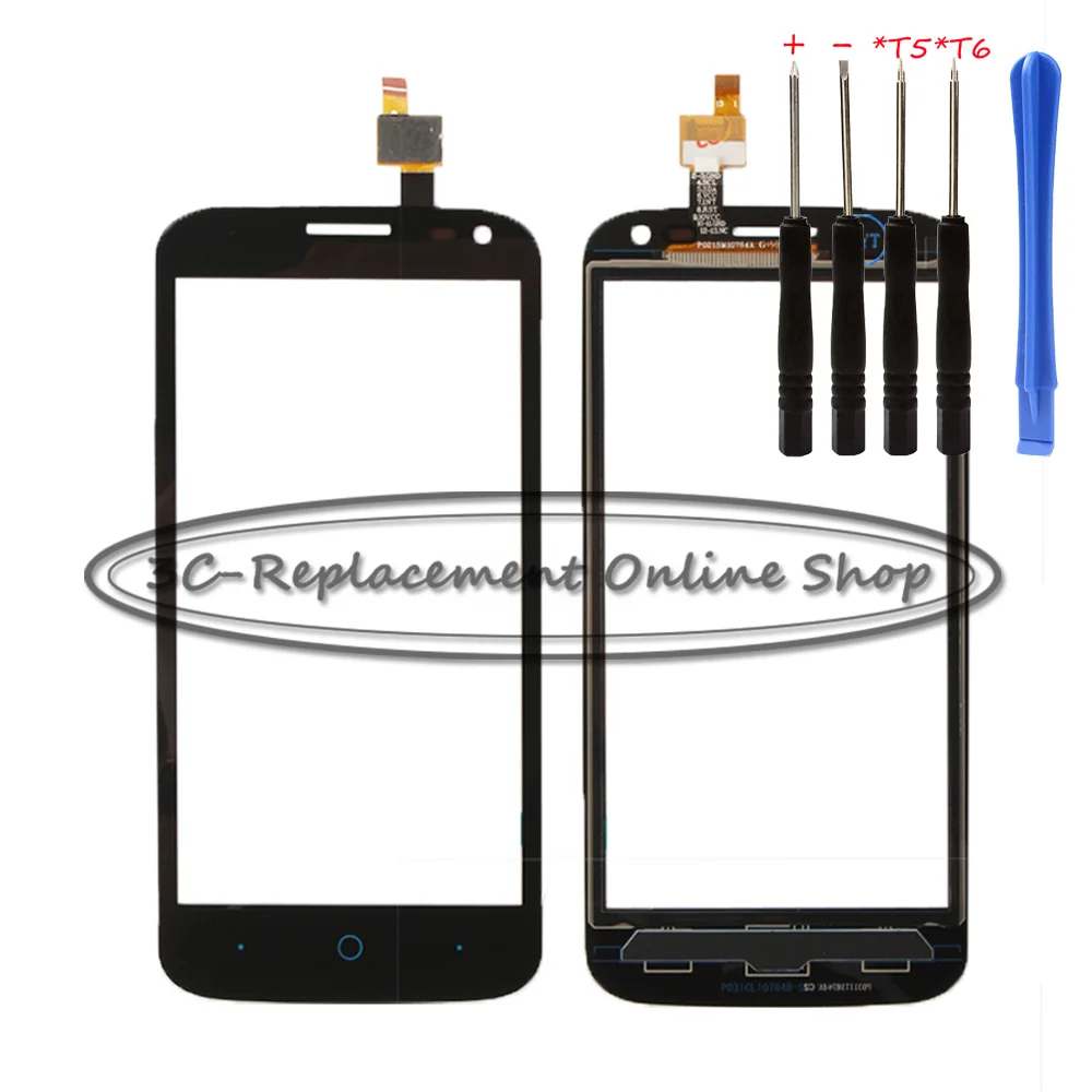 Высококачественный черный/белый 4 5 дюймов для ZTE Blade Q Lux / Qlux 3G 4G сенсорный экран