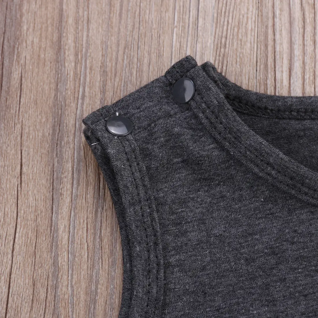 Новый детский комбинезон без рукавов с цветочным принтом для маленьких девочек