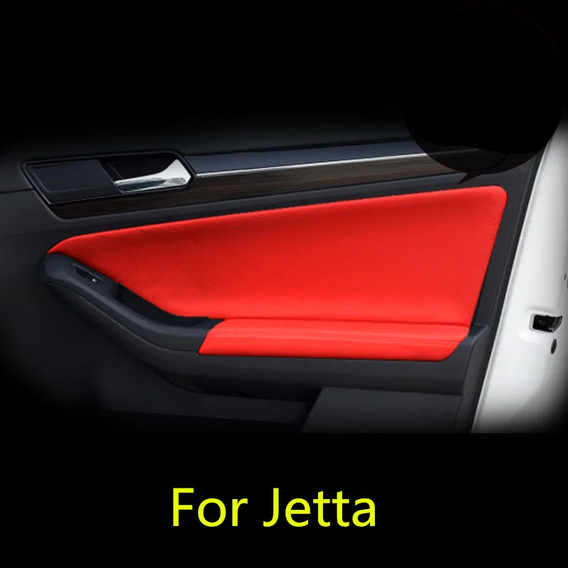 8 шт. микрофибры кожаная внутренняя панель двери + подлокотника для Volkswagen Jetta 2012 13