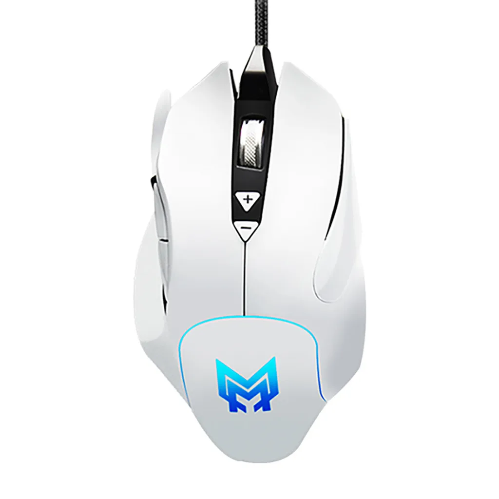 ZELOTES T 80 игровая мышь 7200 точек/дюйм подсветка многоцветная светодиодная