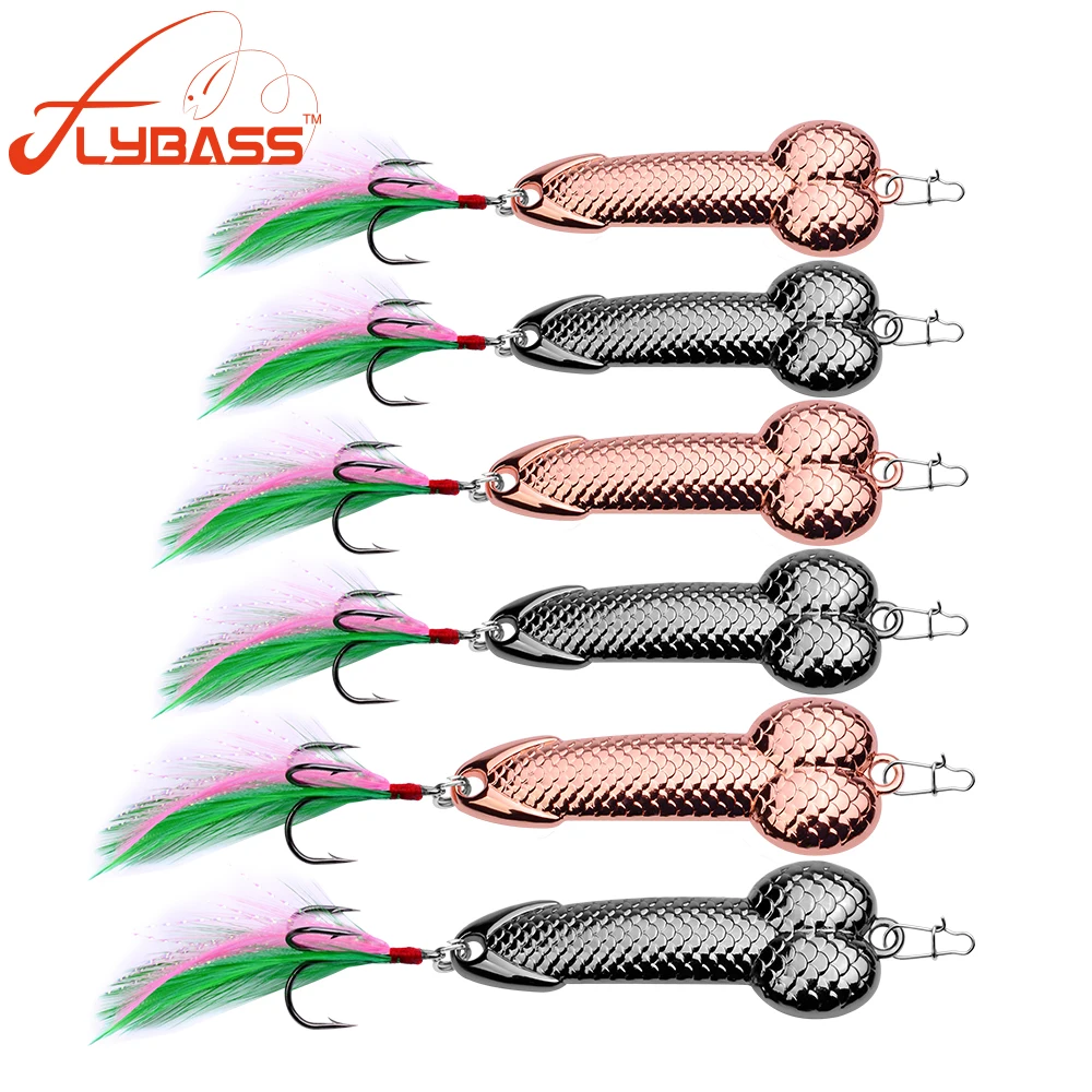 FLYBASS 1 шт. ложка приманки рыболовные снасти 3g 7g 11g 15g 21g 28g 36g цвет пистолета/розово