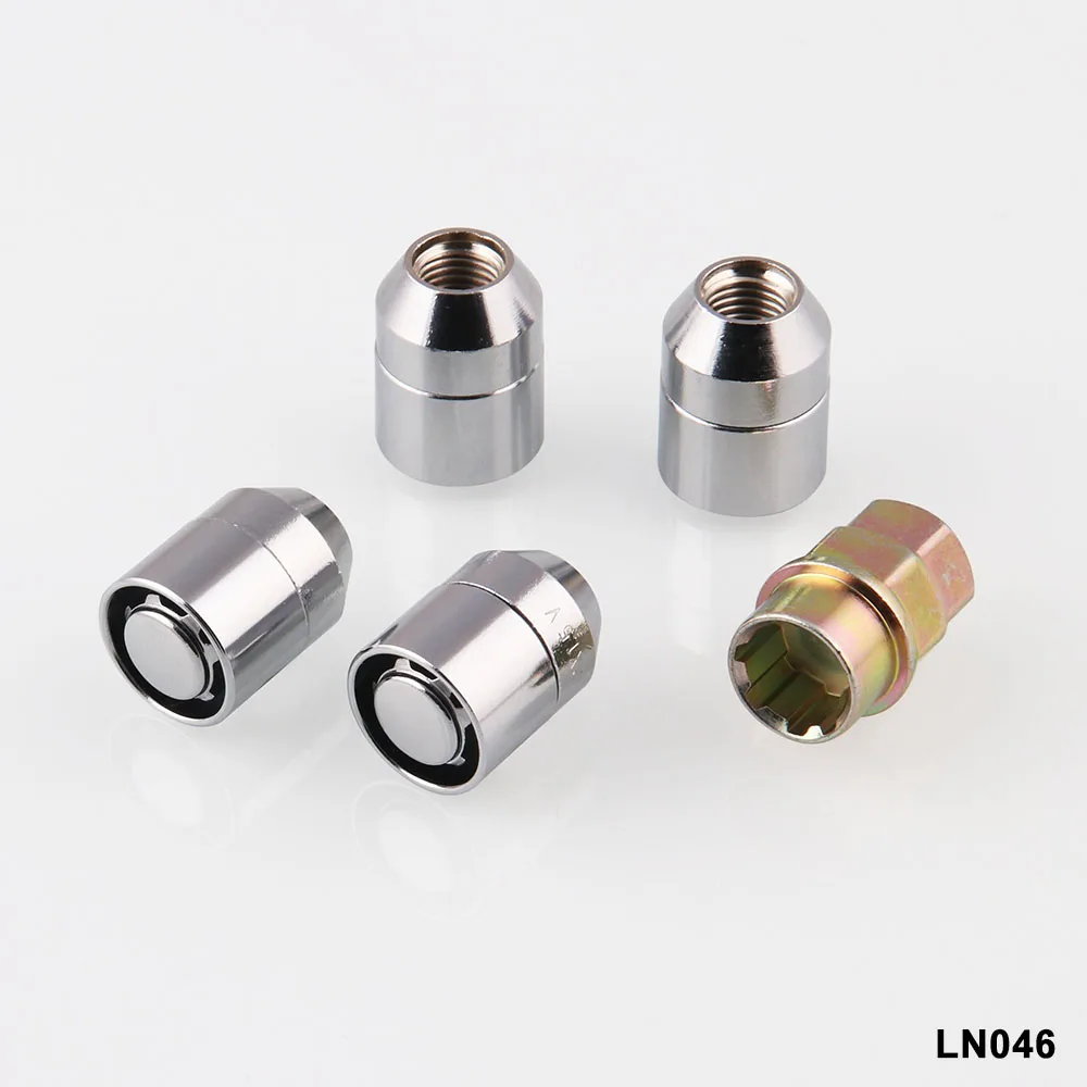 Ryanstar Racing Анти-кражи 22 мм и 34 гайки M12 * 1 5 Колесные Серебряный гайка LN045 LN046 |