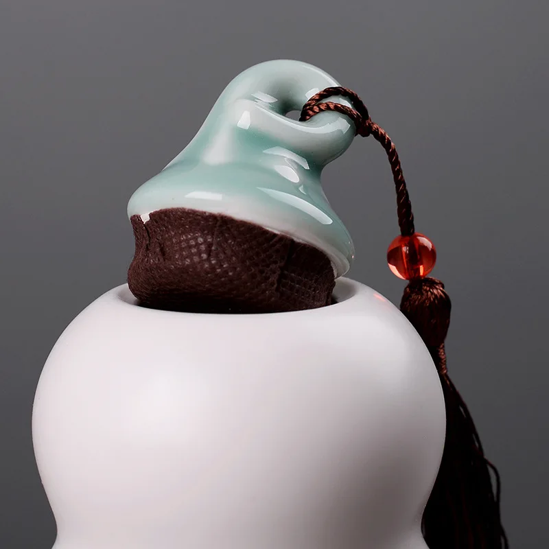 Керамическая чайная банка китайская кунг фу чайный набор аксессуары банки для