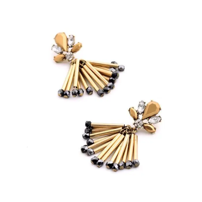 db5014 match stick chic street style Woman Fashion Jewelry designer uxury brand Candy Sparkle statement earrings |