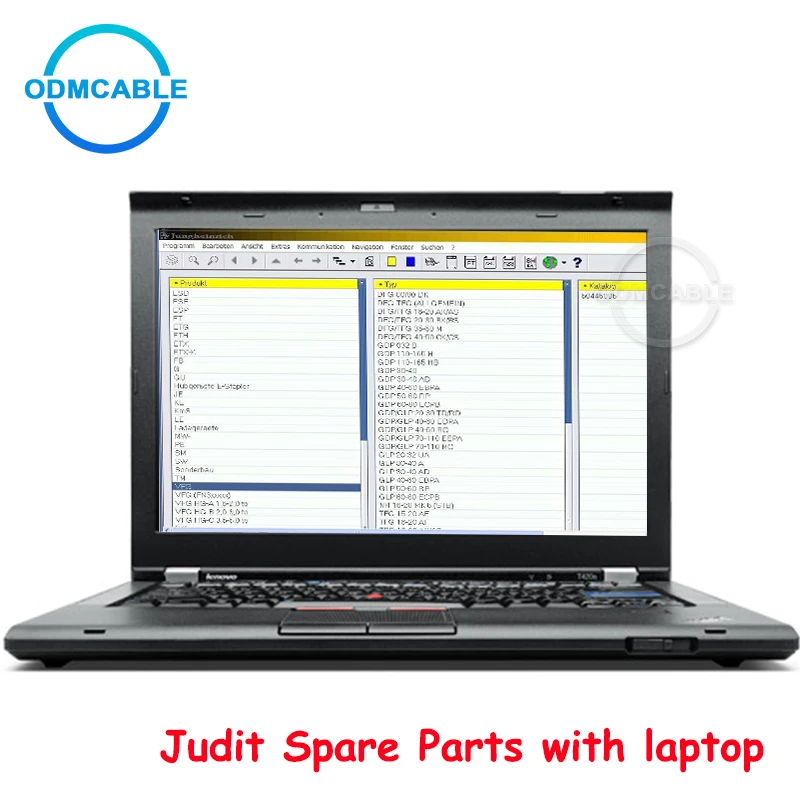 

Spare Parts Catalogue forklift software with T420 laptop ECP JETI jungheicrich judit forklift diagnostic scanner