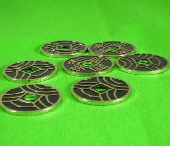 Moneda antigua de Jap&oacute;n (como talla de d&oacute;lar), truco de Magia, accesorios de Magia de escenario, Magia de cerca, mentalismo, diversi&oacute;n, env&iacute;o gratis, 7 unids/lote-1