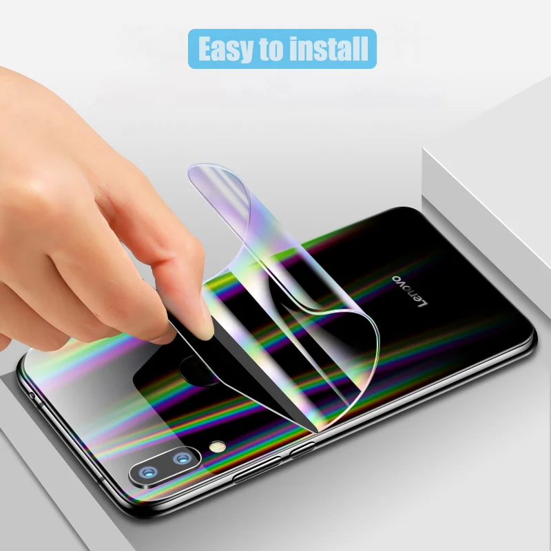 Bfollow 5D для lenovo Z5/Z5 Pro Чехол Мягкий ТПУ спереди Экран протектор Аврора пленок задней