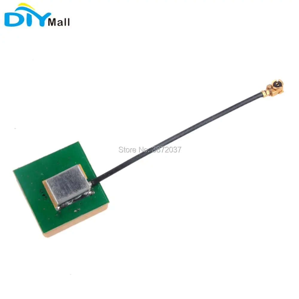 10pcs/lot GPS Active Antenna 15x15x6.5mm IPX Interface 50 ohms Navigation Cable for Module | Электроника