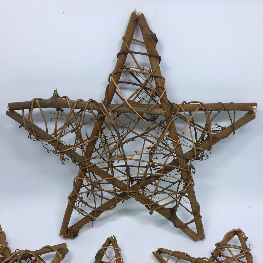 1 шт. в деревенском стиле Star ротанговая плетеная мебель из ротанга звезды свадьбы