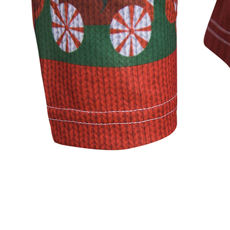 Новинка 2018 мужские футболки для бега в рождественском стиле Осенние Брендовые