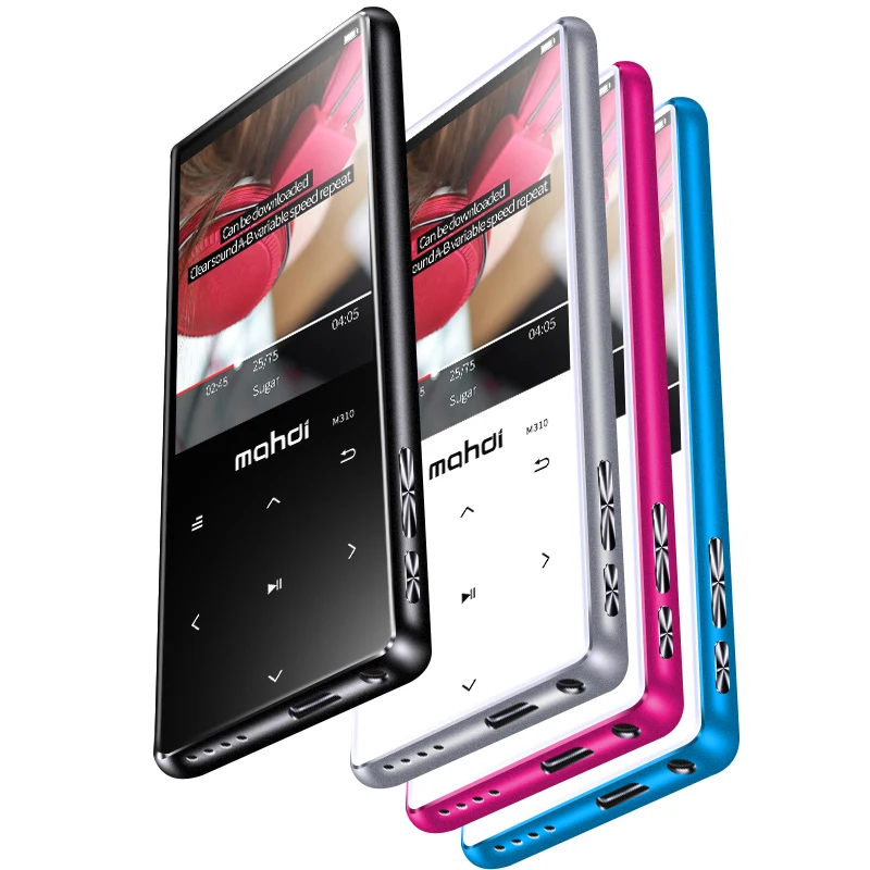 Новый металлический спортивный MP3 плеер Bluetooth 4 1 Портативное аудио 16 Гб со