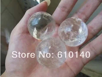 

3 шт. 100% натуральный кварц камень кристалл сфера/шар 35 мм