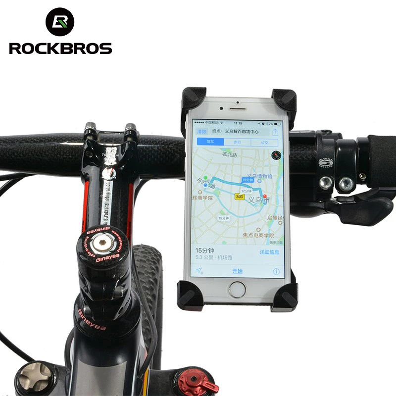 ROCKBROS Велоспорт велосипед универсальная подставка для телефона ПВХ руль