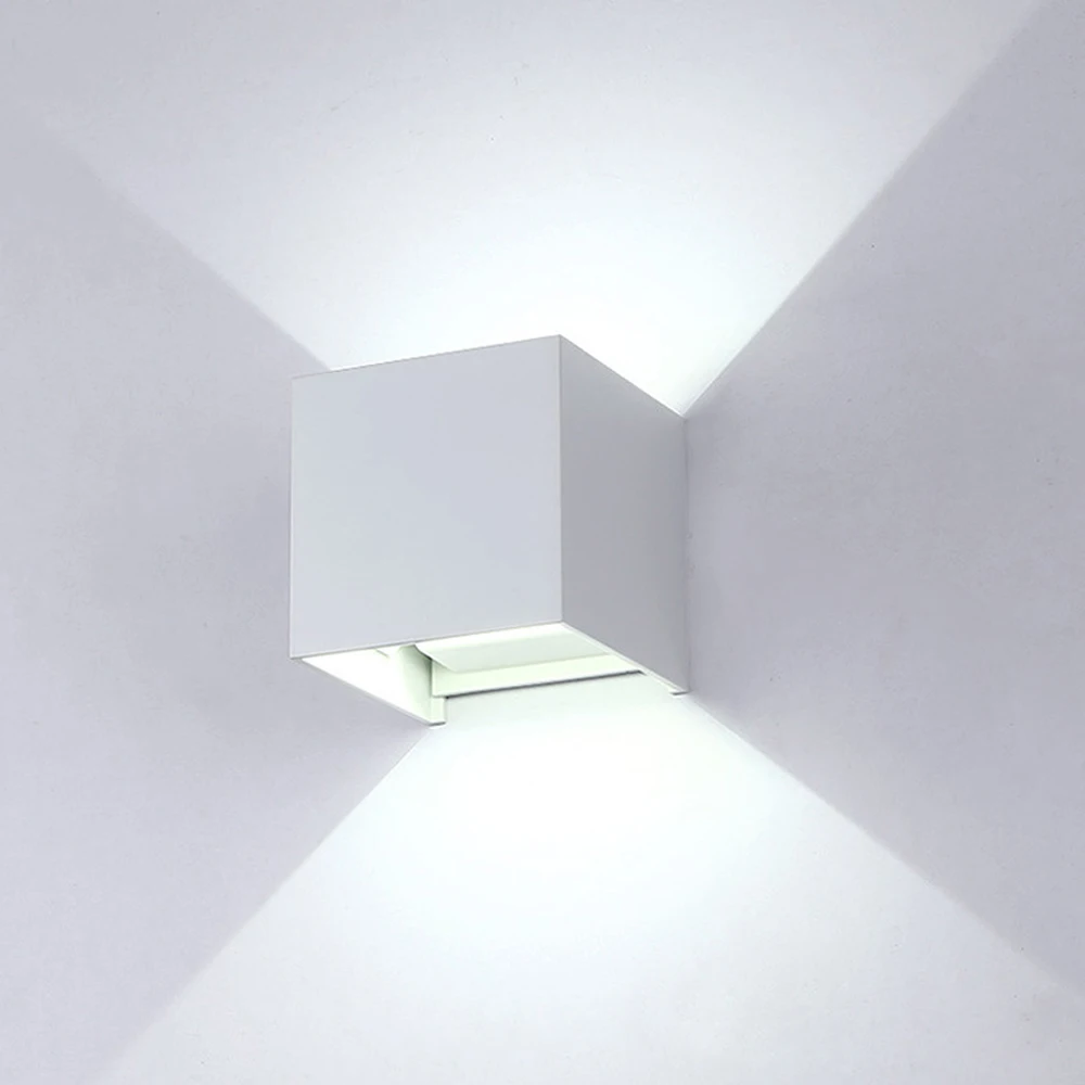 GLW настенный светильник бра для помещений белый теплый/белый современный ночной