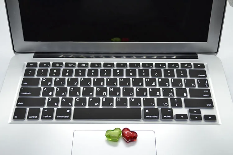 Русская американская крышка клавиатуры для Apple Macbook Air 11 Защитная пленка mac book