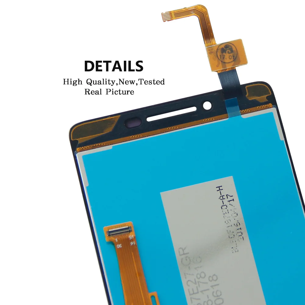ЖК дисплей 5 0 дюйма для Lenovo A6010 с цифровым преобразователем и сенсорным экраном в