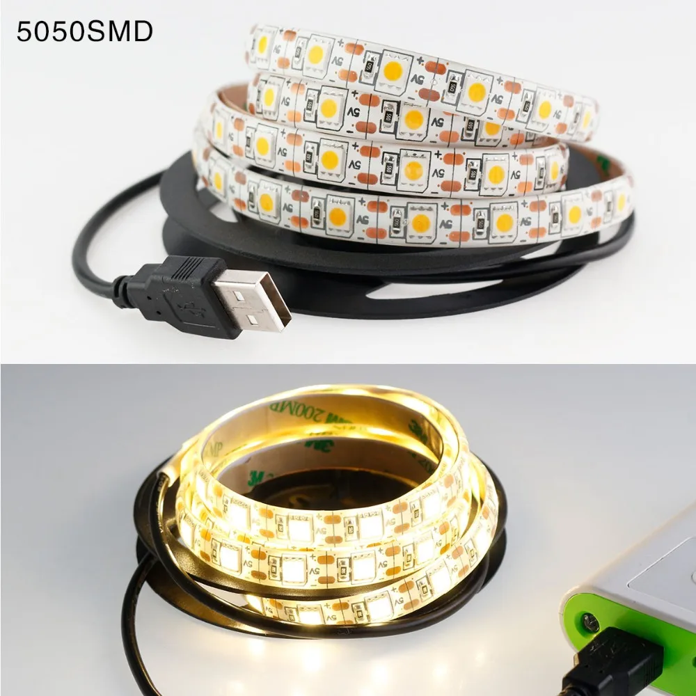 Ленсветильник светодиодная Водонепроницаемая с питанием от USB 5 В 1 м | Лампы и