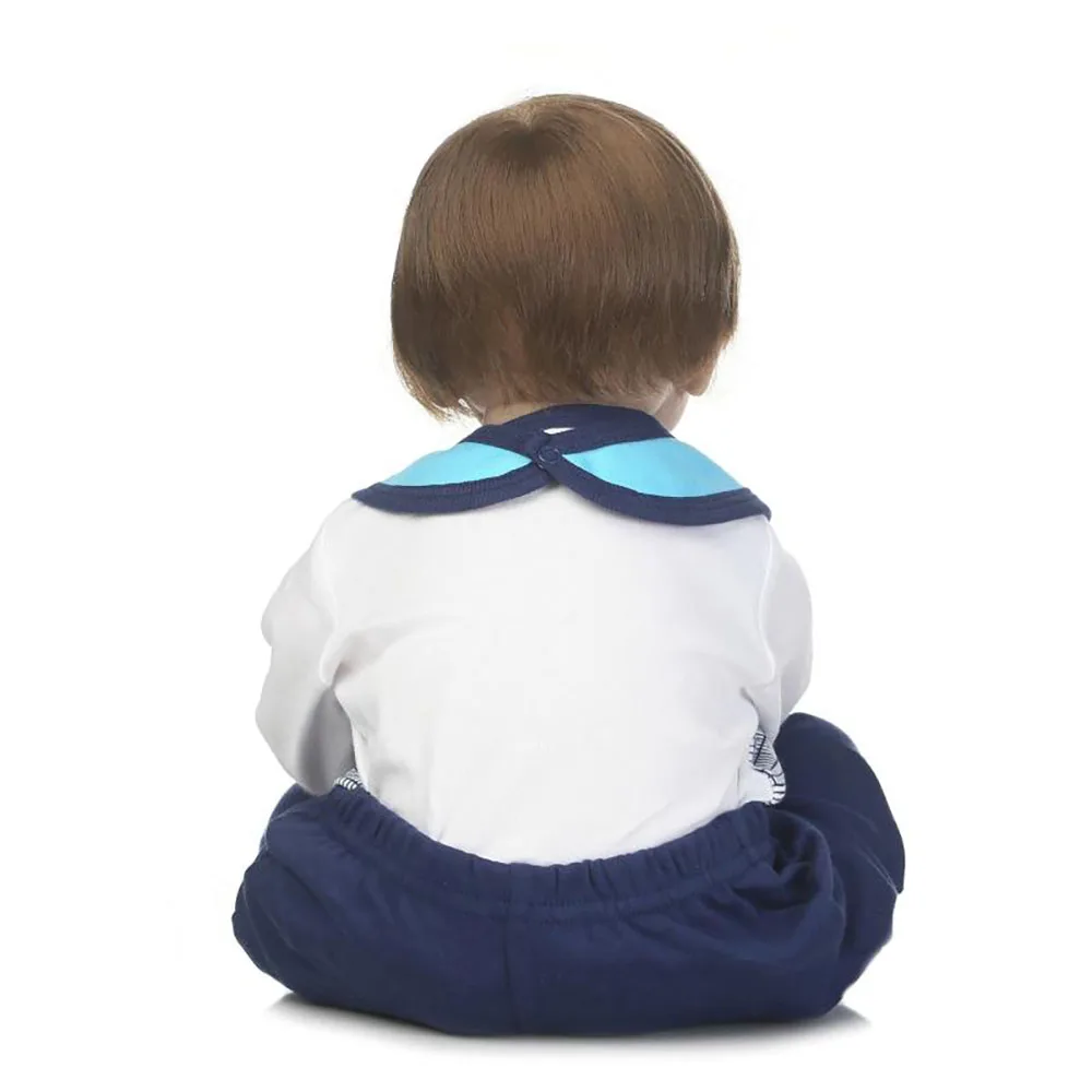 Действительно Настоящее Реалистичного Reborn Baby Doll 20 дюймов Мягкий силиконовый