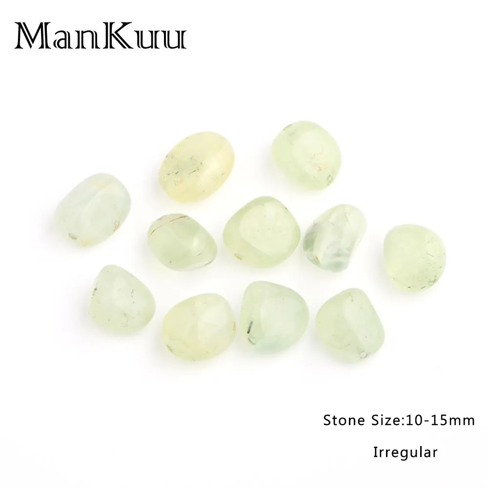 ManKuu 10-15 мм нерегулярный бледно-зеленый виноградный хрустальный бисер