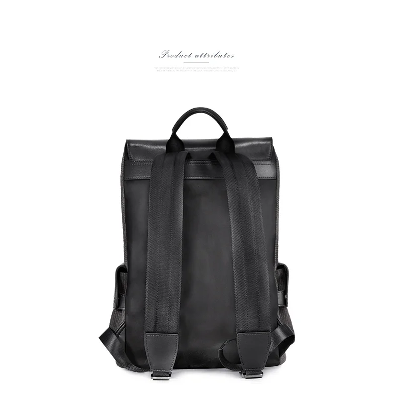 

BVP Brand Design Lattices Leather Male Backpack Fashon Genuine Leather 14 inch laptop Back pack High-capacity Men Travel Bag 50