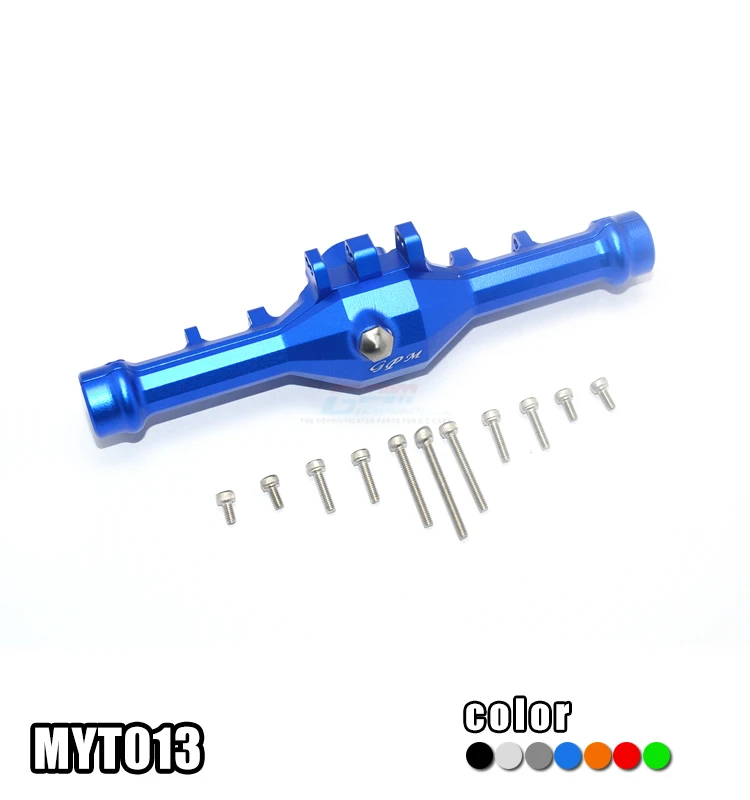 Алюминиевая задняя коробка передач MYT013 для 1/18 AXIAL YETI JR AX90052 1001 ELECTRIC CAN AM MAVERICK X3 X RS