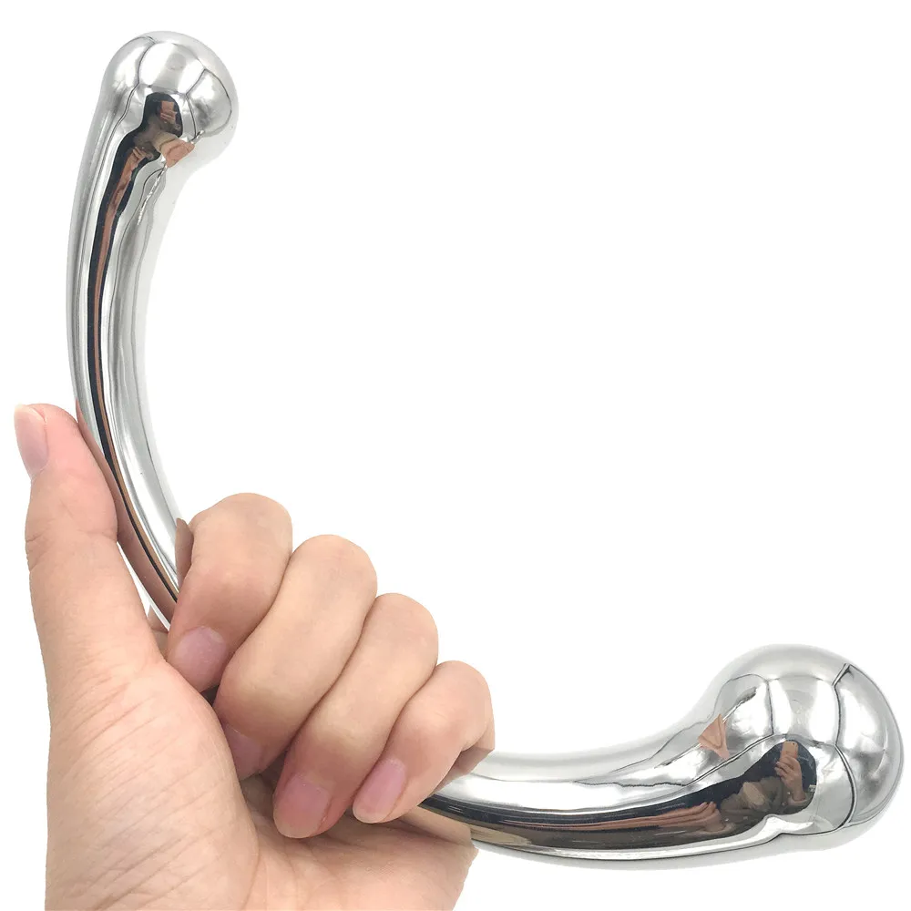 316L Stainless Steel G Spot Wand Massage Stick Heavy Anus Bead P-Spot Stimulator Plug Dildo Chastity Anal Sex Toy For Women Men | Красота и