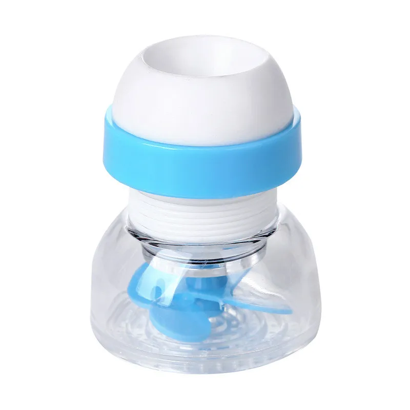 blue 360 Поворотный водосберегающий кухонный кран, насадка для душа, кран для ванной комнаты, сопло аэратора, адаптер для крана, аэратор с поворотной головкой - Цвет: blue