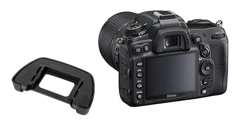 Фотовидоискатель с черным резиновым окуляром для Nikon D7000 D300 D90 D80 D600 D200 D100 D40 D50 D70S D610