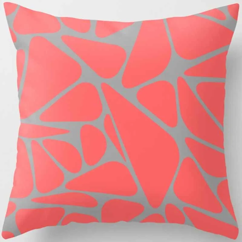 

Hot sale beauty geometry pillow case men women ladies square pillow cases home creative pillow cover 45*45cm